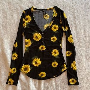rue 21 sunflower shirt